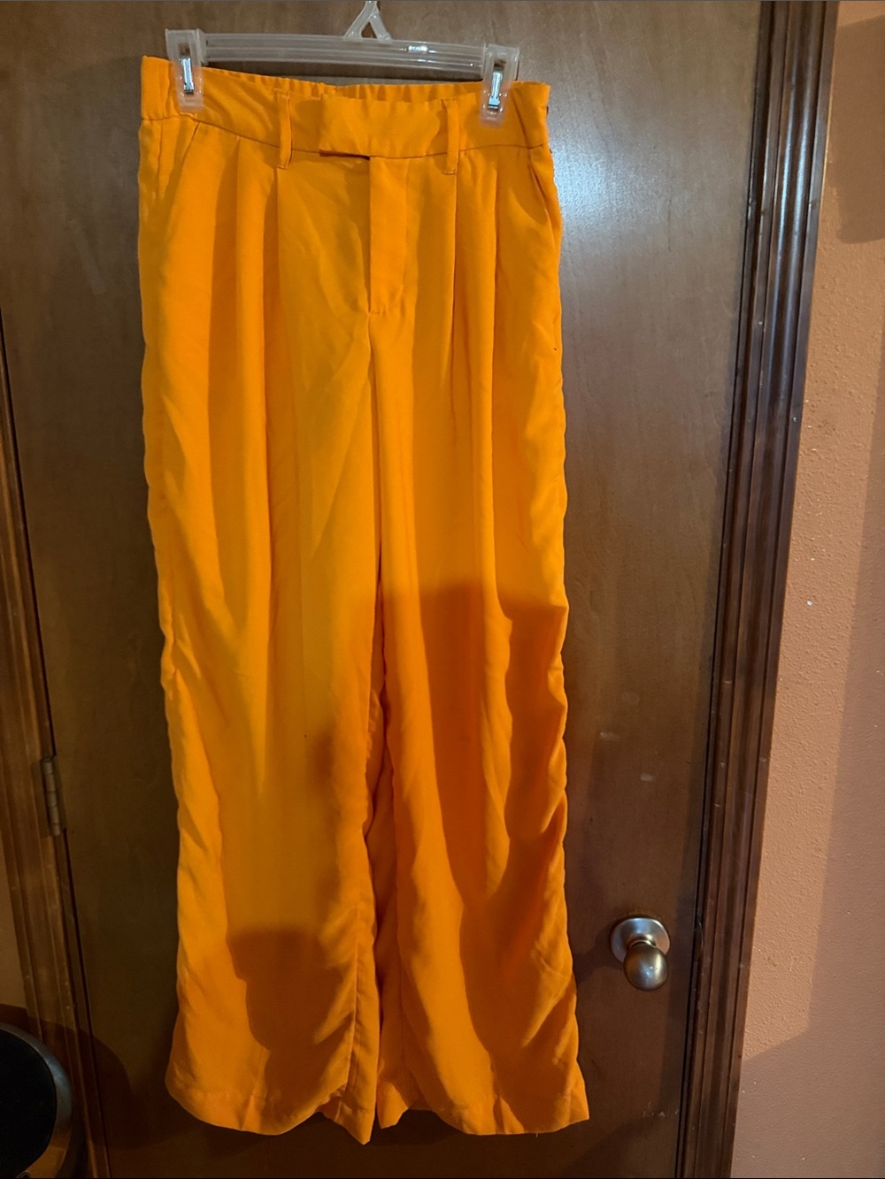 a new day Orange Wide-Leg Kids Pants